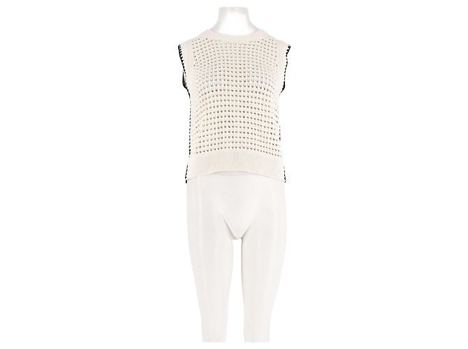 Autre Marque LILYSILK Weißer Baumwollpullover