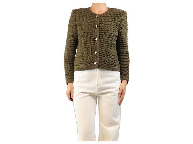 Ba&Sh Cardigan Gaspard verde - talla M