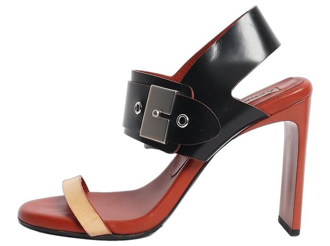 Acne Multicolour Asura three-tone heeled sandals - size EU 39 Multiple colors