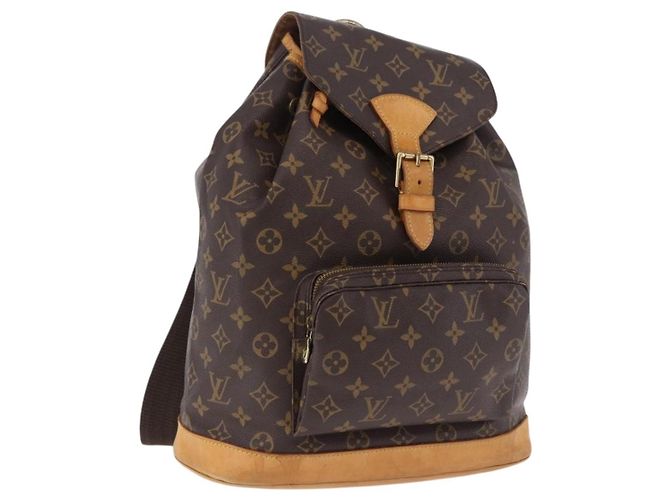 LOUIS VUITTON Monogram Montsouris GM Backpack M51135 LV