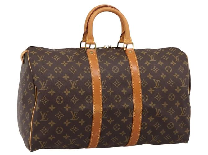 LOUIS VUITTON Monogram Keepall 45 Boston Bag M41428 LV