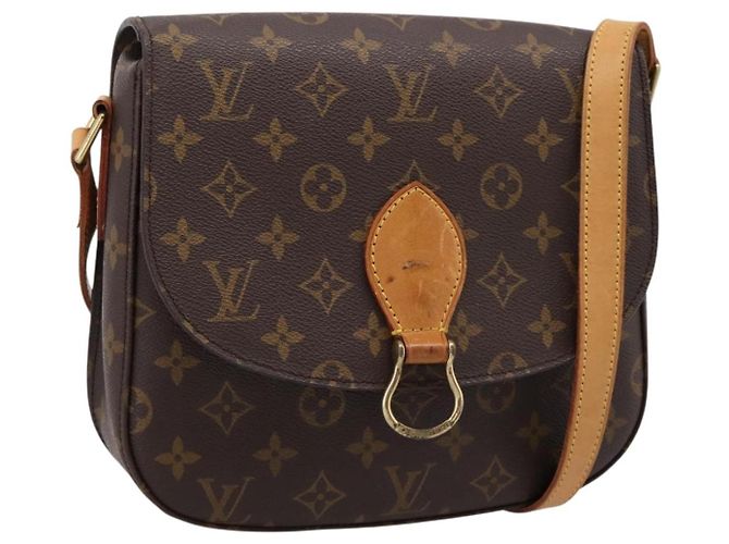 LOUIS VUITTON Monogram Saint Cloud GM Shoulder Bag M51242 LV