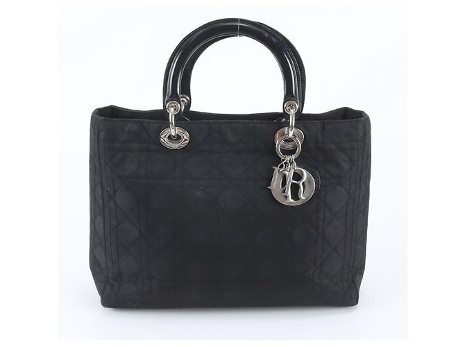 Borsa Lady Tote Cannage Christian Dior Nero