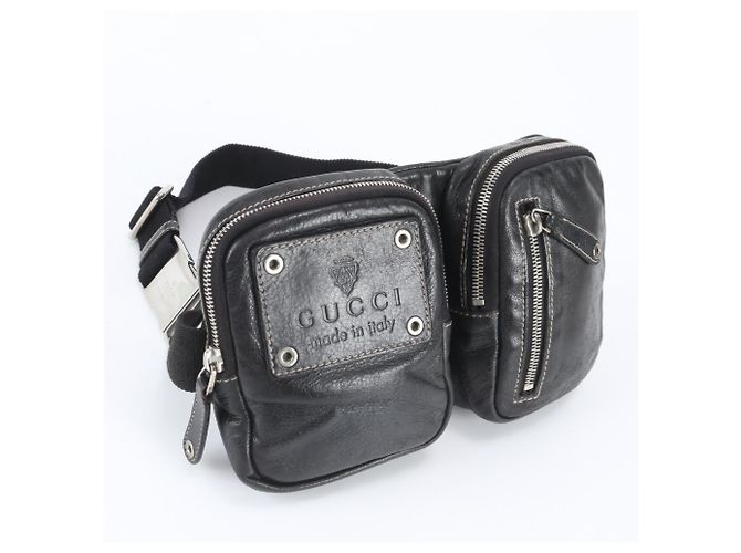 Borsa a tracolla 2-Way in pelle Gucci Nero