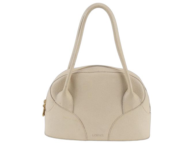 Sac cabas en cuir Loewe en Beige