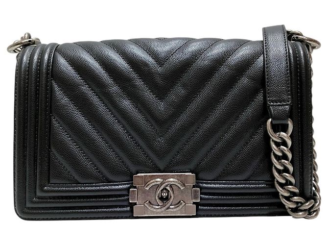 Chanel Boy Shoulder Bag Black