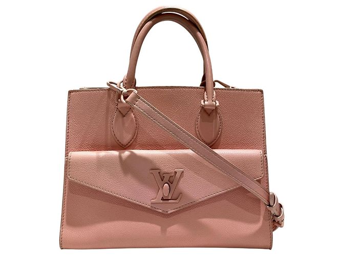 Bolso Louis Vuitton Lockme Tote PM Castaño