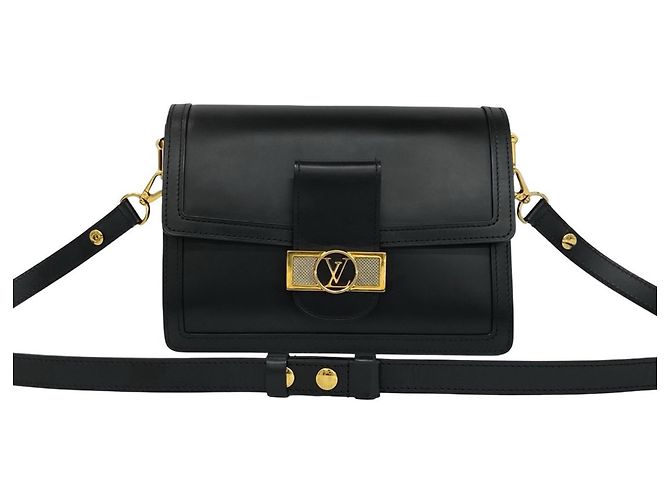 Borsa a tracolla Louis Vuitton Dauphine MM Nero