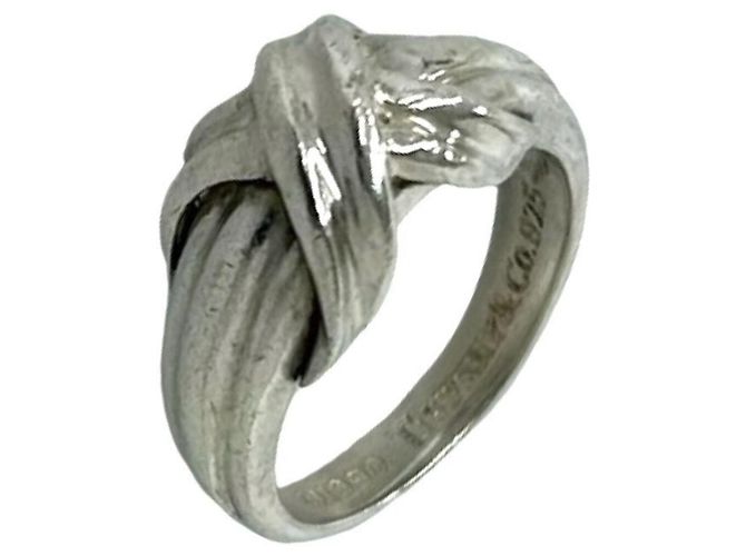 Autre Marque Anello Croce Tiffany Vintage Signature Argento