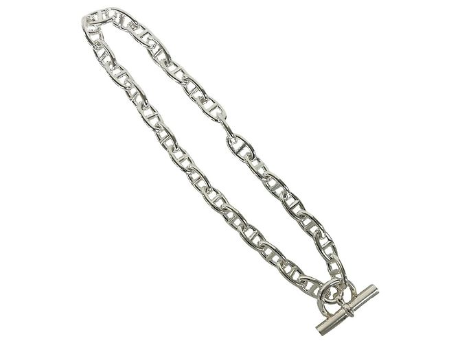 Chaîne d'ancre Hermès Collana Hermes Chaine d'Ancre GM Argento