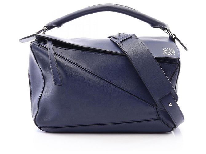 Loewe Puzzle Bag Medium Handtasche Marineblau