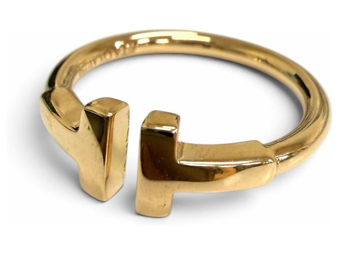 Autre Marque Anel Aliança Tiffany & Co. em Ouro Rosa 18K Dourado