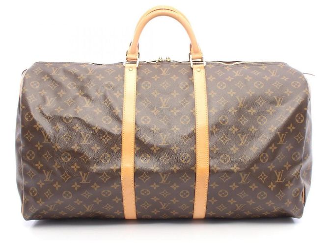 Bolsa Boston Louis Vuitton Keepall 60 Marrom Monograma