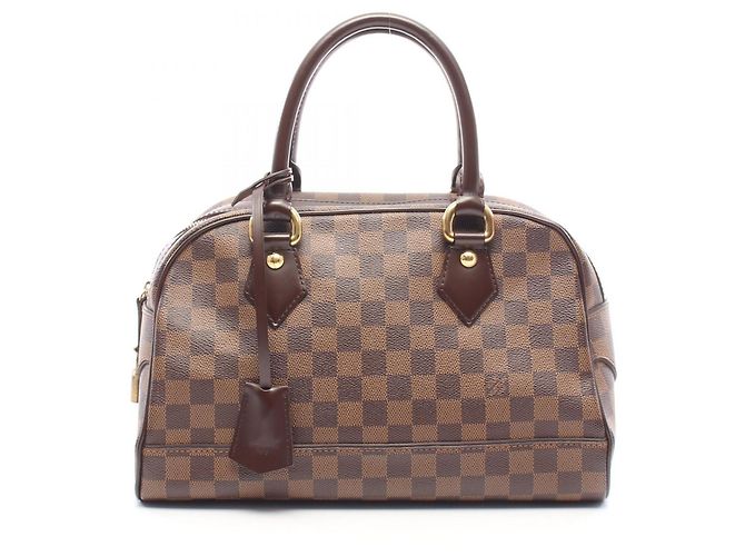 Louis Vuitton Duomo Handtasche Braun Damier ebene