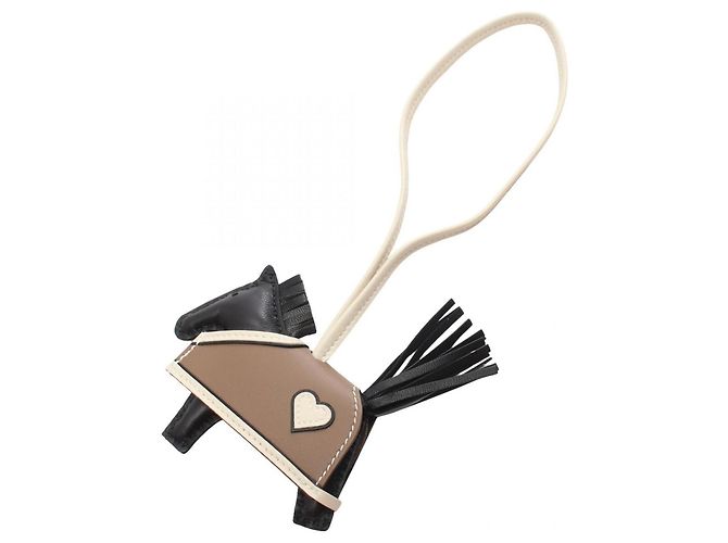 Hermès Hermes Rodeo PM Charm Marrone Nero Bianco