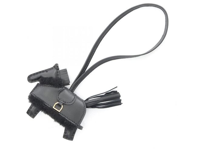 Hermès Hermes Rodeo PM Robeoplash Charm Noir