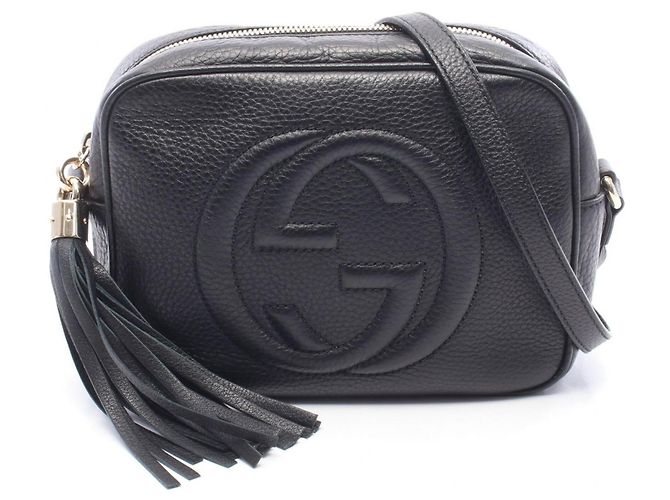 Borsa Gucci Soho Disco in pelle nera Nero