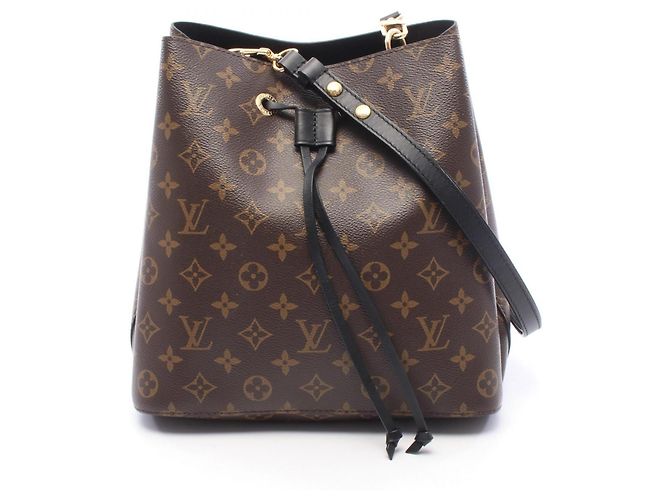 Néonoé Bolso de hombro Louis Vuitton NeoNoe Castaño Negro Monograma