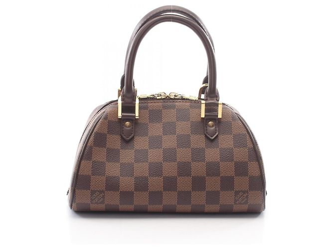 Louis Vuitton Rivera Mini Handbag Brown Damier ebene