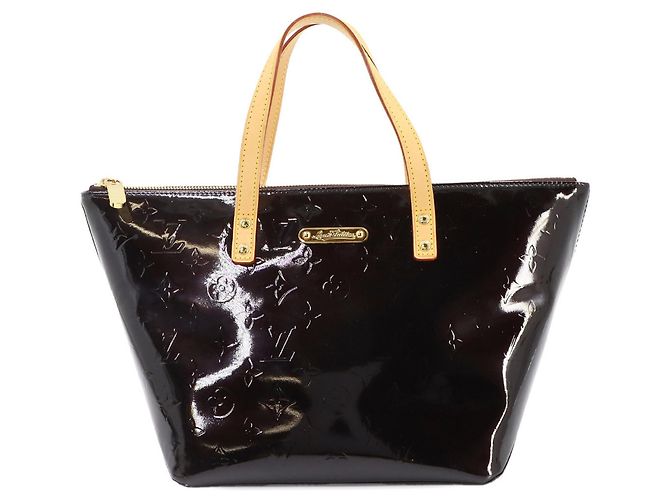 Sac à main cabas Louis Vuitton Monogram Vernis Bellevue PM Bordeaux Monogramme