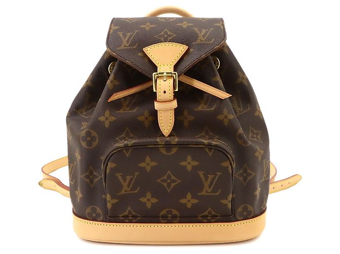 Louis Vuitton Mini Montsouris Monogram Backpack Brown