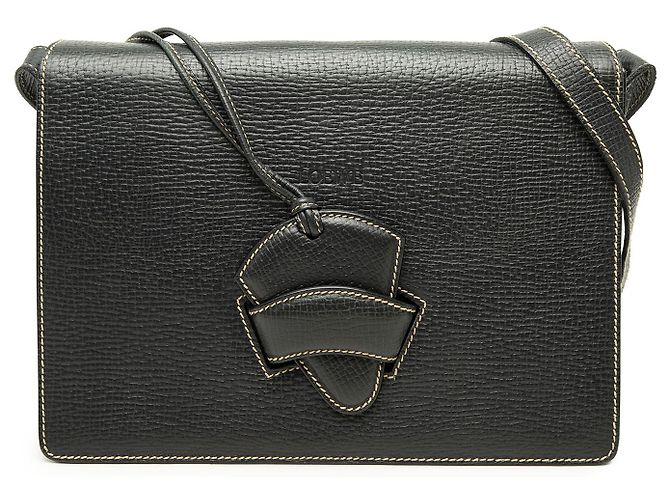 Borsa a tracolla Barcelona in pelle blu Medium LOEWE Blu navy