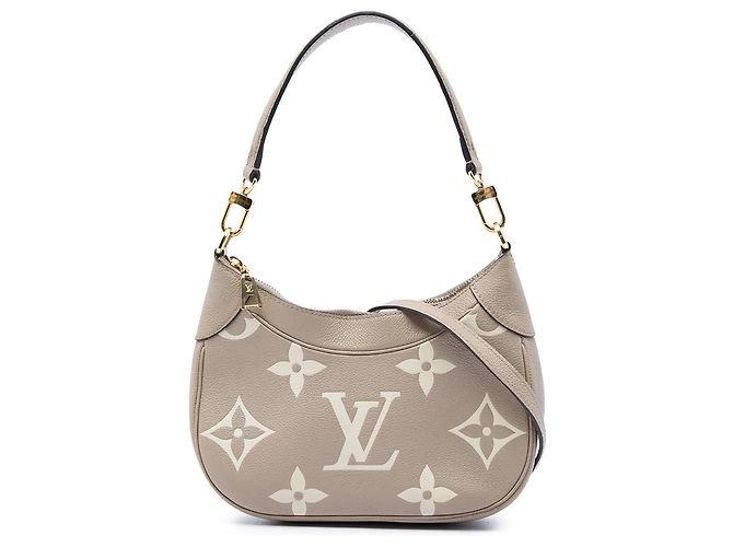 Louis Vuitton Brown Bicolor Monogram Empreinte Bagatelle Marrone Taupe