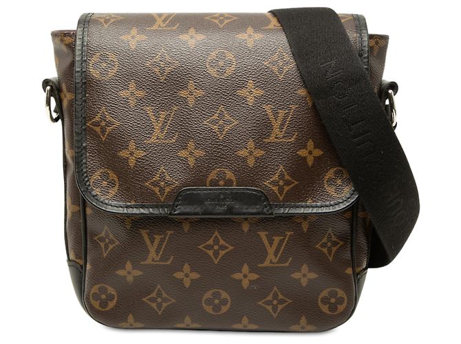 Louis Vuitton Brown Monogram Macassar Bass PM Marrom