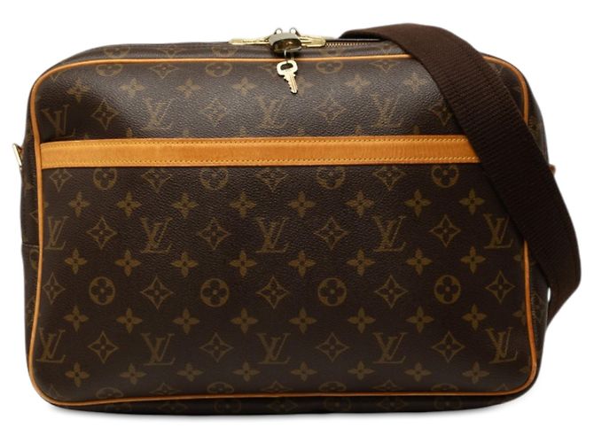 Louis Vuitton Brown Monogram Reporter GM Marrom