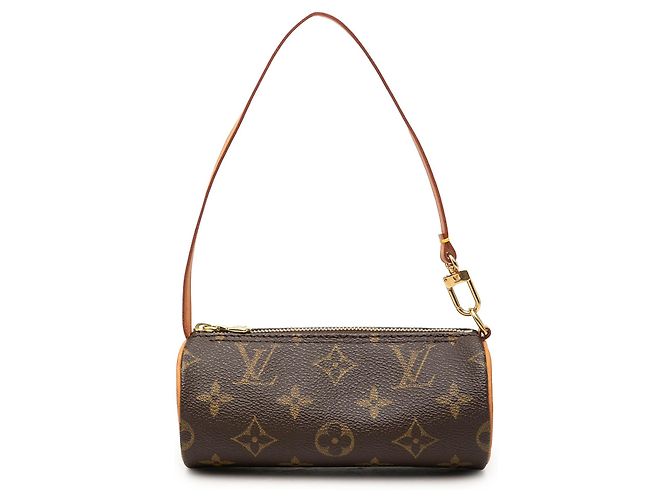 Louis Vuitton Brown Monogram Papillon Pochette Marrone