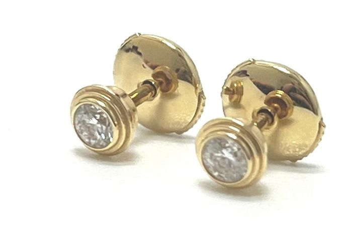 Orecchini a lobo Cartier Damour MM 2-Diamond D'oro