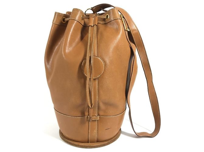 Hermès Borsa a tracolla Hermes in pelle marrone