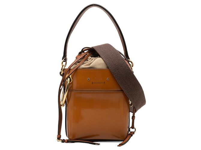Bolsa de mão e de ombro Chloé Chloe Roy Marrom