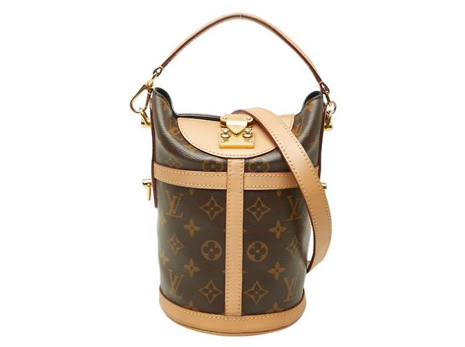 Saco Duffle Monogram Louis Vuitton Marrom Monograma