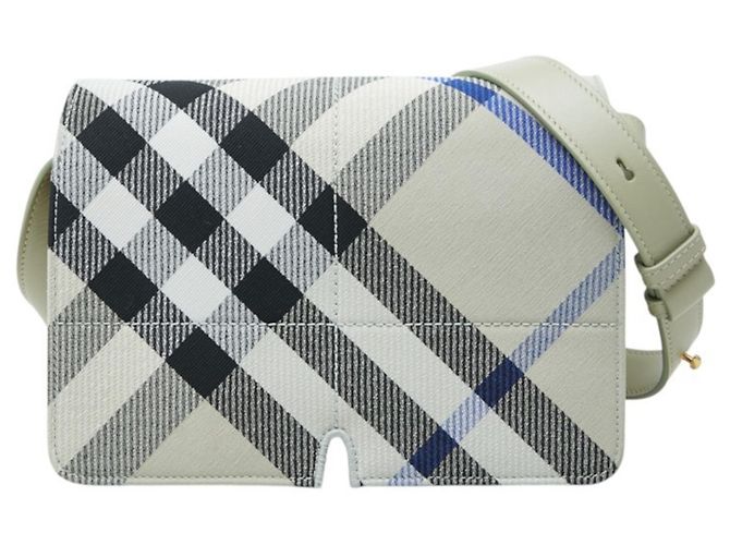 Bolsa Tiracolo Burberry Check Marrom Multicor
