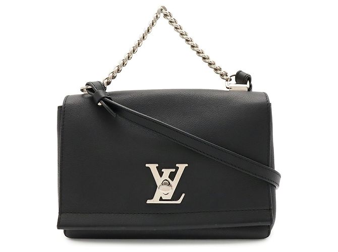 Borsa a tracolla Louis Vuitton Lockme II BB Nero