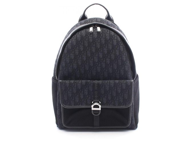 Sac à dos/Sac à main Christian Dior Dior 8 Oblique Marron Noir
