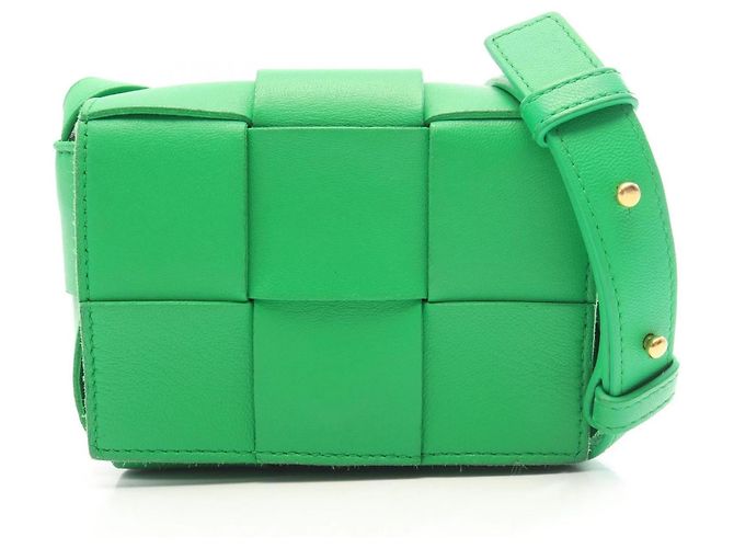 Bolsa Mini Candy Cassette Bottega Veneta Verde