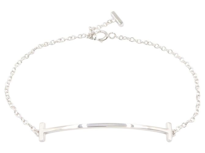 Autre Marque Pulsera Tiffany & Co. T Smile Small Plata