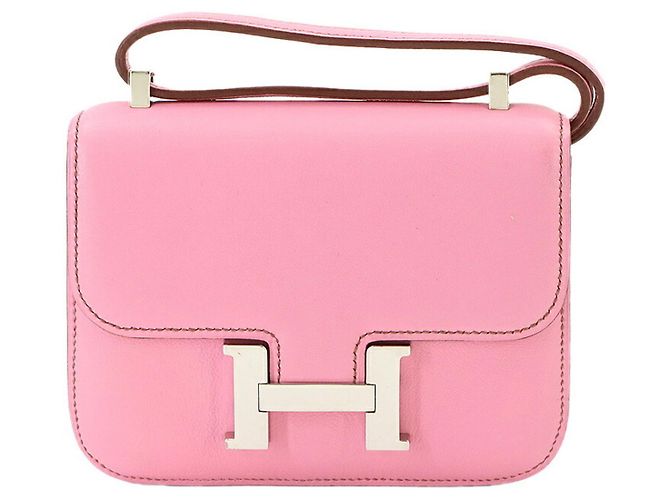 Hermès Hermes Constance 14 Micro Schultertasche Pink