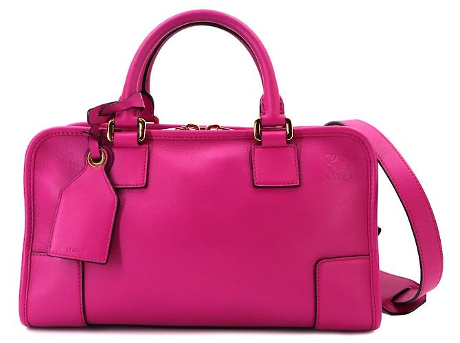 Bolsa de mão 2-way Loewe Amazona 28 Rosa