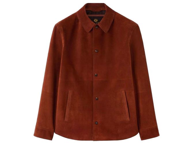 Loro Piana Suede Jacket Brown