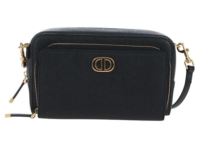 Christian Dior Caro Double Leather Noir