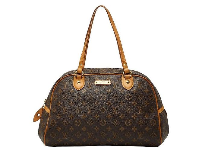 Bolsa de Ombro Louis Vuitton Montorgueil GM Marrom