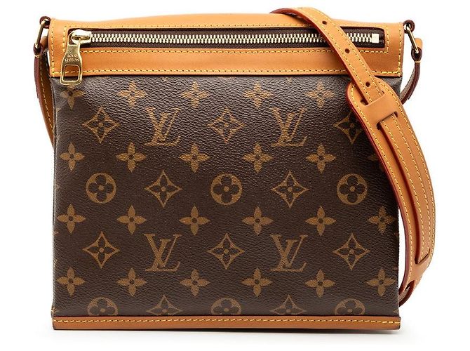 Louis Vuitton Monogram Saumur Messenger PM Marrom