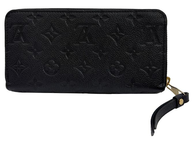 Louis Vuitton Portefeuille Clemence Long Wallet Black