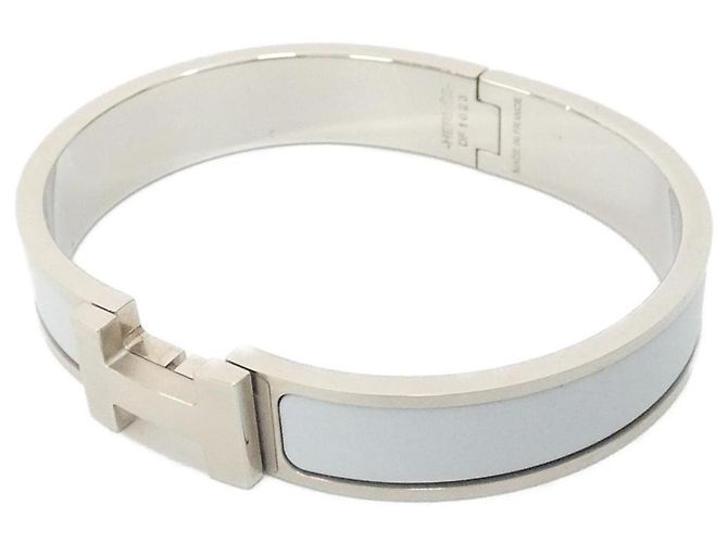 Hermès Pulseira Hermes Click H com pingente Azul
