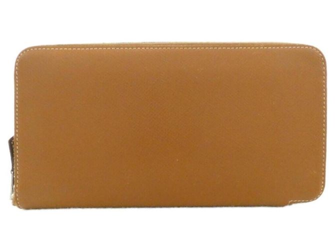 Hermès Hermes Animapolis Silk Long Wallet in Beige