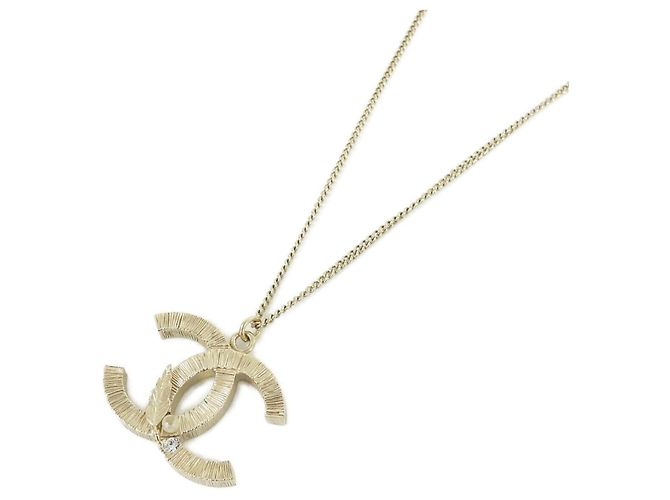 Collana Chanel 60212 Oro e Bianco D'oro