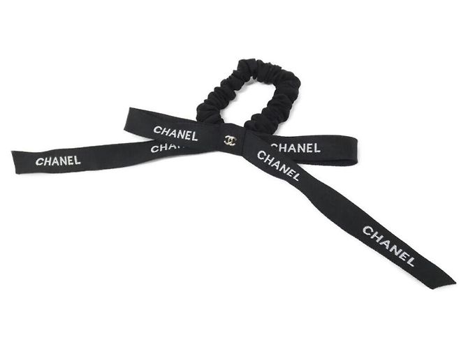 Scrunchie Chanel AAA424 Preto Dourado